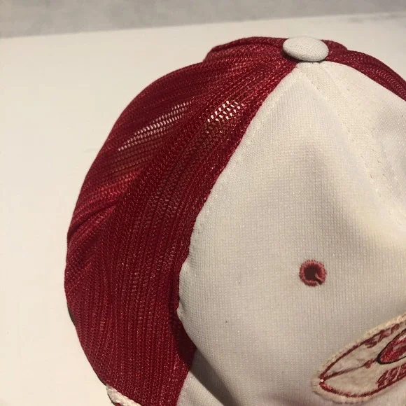 San Francisco 49ers Hat Snap Back 60s Used Rare Red White NFL‎ Made In The USA